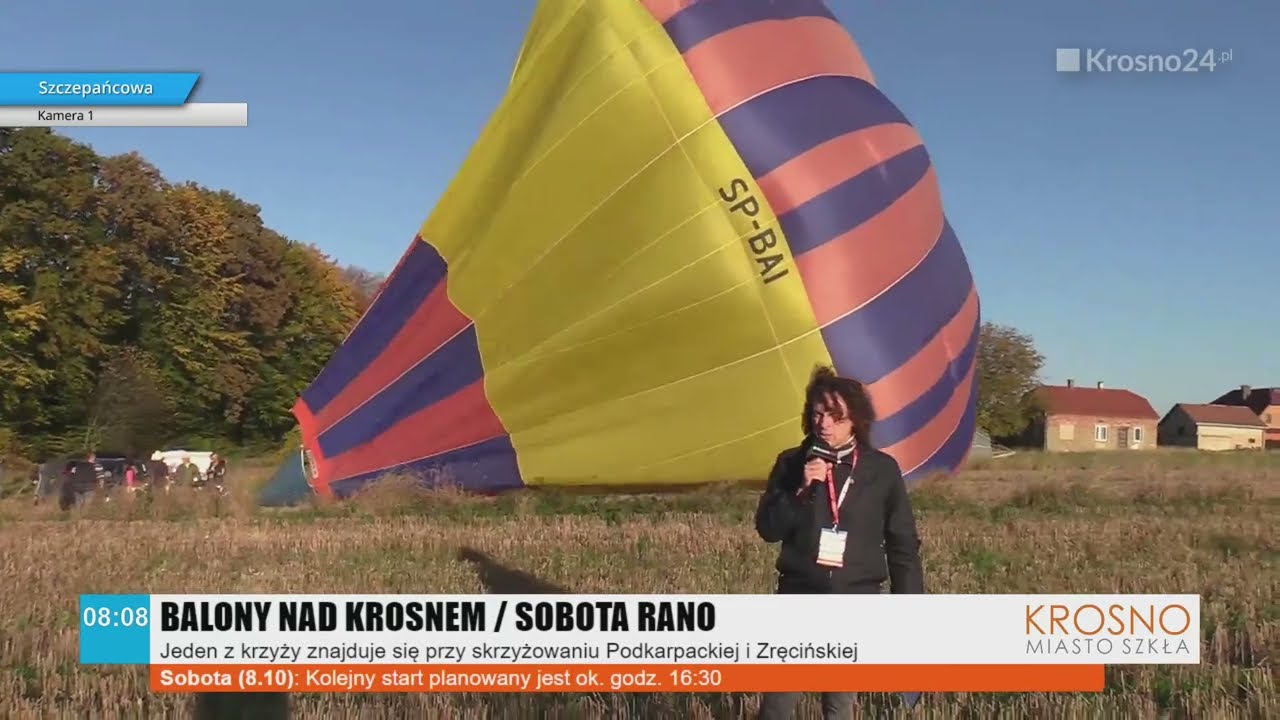 Krosno24.pl - Sobota: poranny start balonów (8.10.2022)