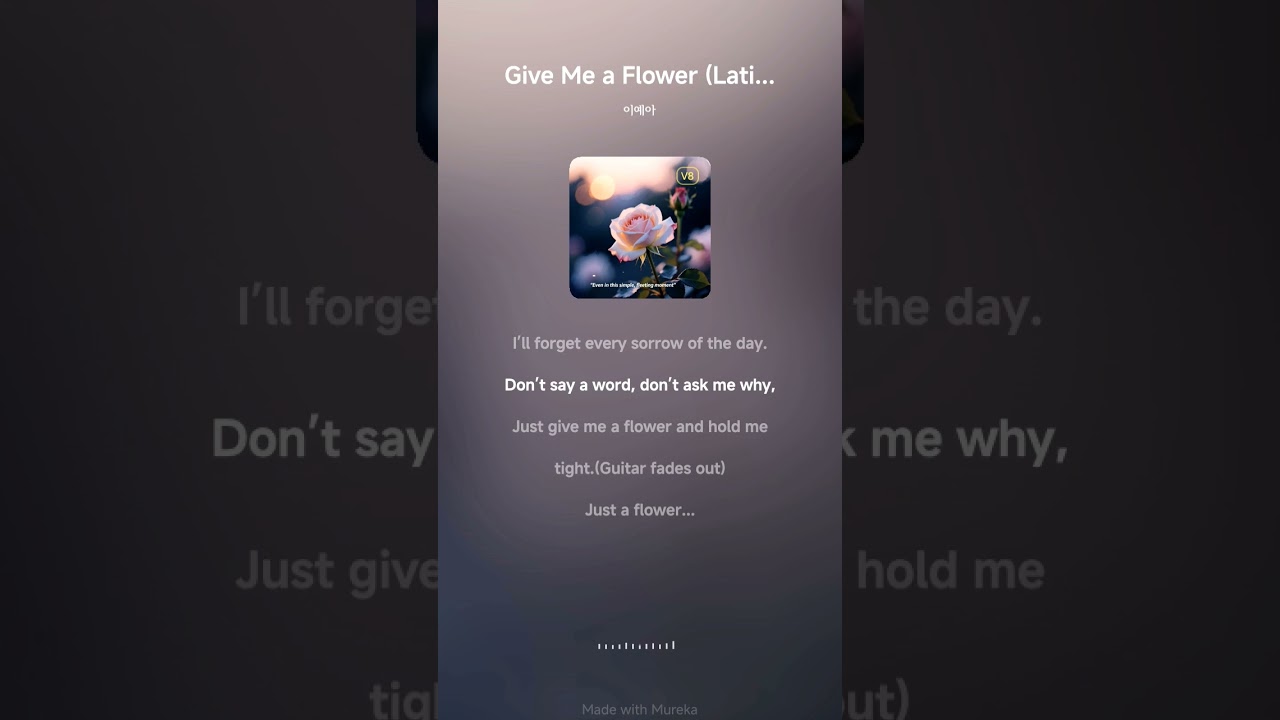 #LatinPop #RomanticVibes #SummerLove #AcousticLatin #GiveMeAFlower #NewSong2026