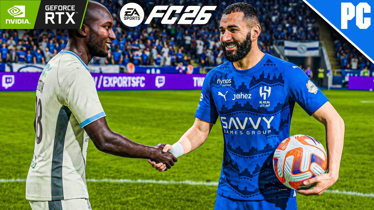 FC 26 - Benzema vs His Former Club | Al Hilal vs Al Ittihad | Saudi Pro League 25/26 | PC™ [2K60]