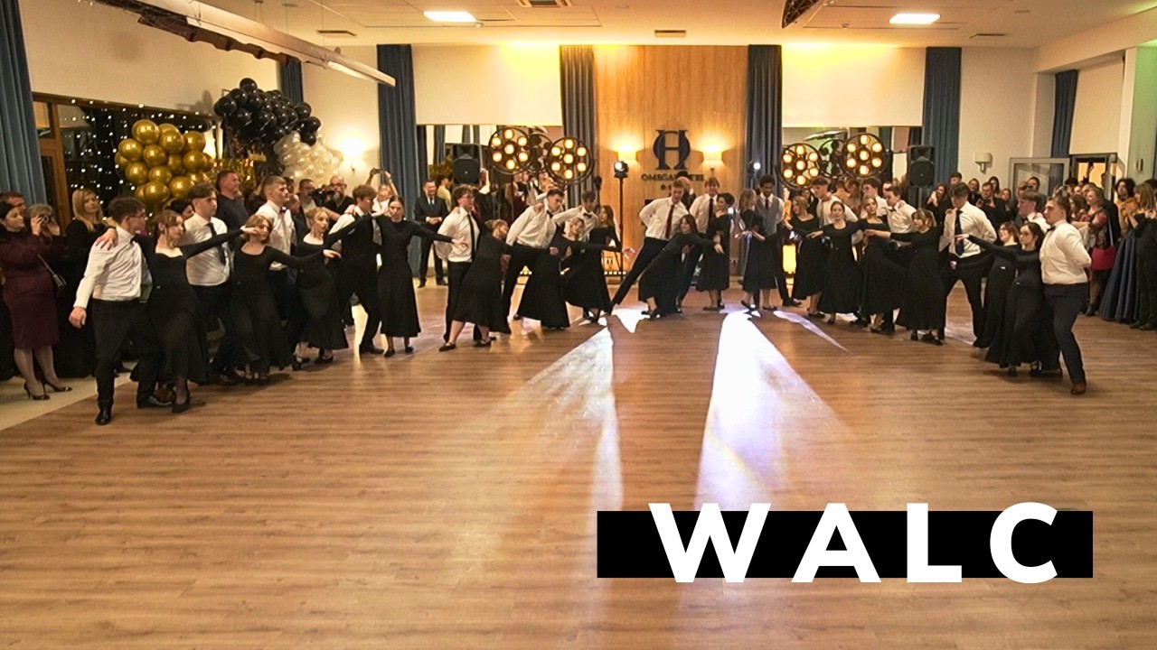Studniówka - WALC w wykonaniu uczniów XIII LO im. Świętej Rodziny w Olsztynie 11.01.25 grupa 2