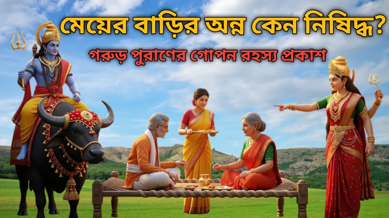 মেয়ের বাড়ির অন্ন কেন নিষিদ্ধ?গরুড় পুরাণের গোপন রহস্য প্রকাশ!