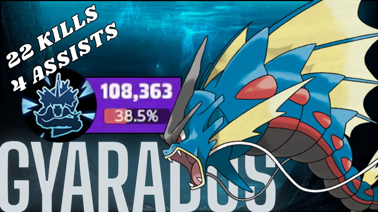 Mega Gyarados IS EXTREMELY BROKEN Even AFTER Nerfs. BEST Water Breath BUILD | Pokémon Unite