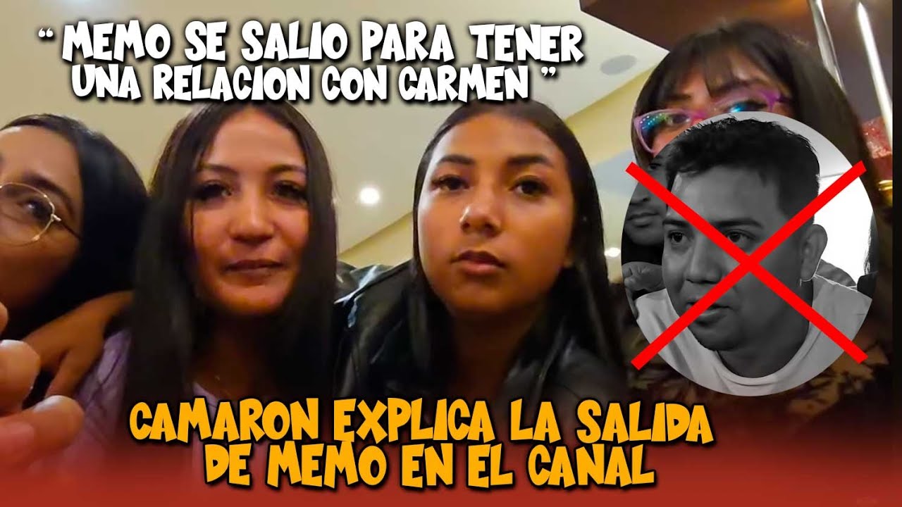 Camaron dice las razones por las que memo se fue del canal. Memo culpa a las bichas de su salida