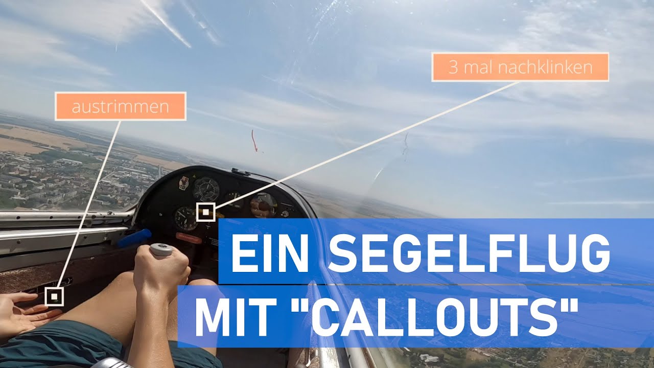 Segelfliegen: Trudeln und Thermik über Oschersleben (mit 