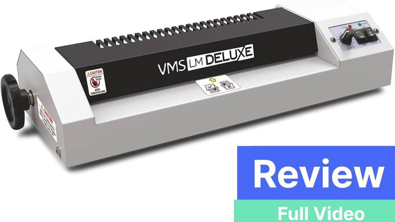 VMS LM DELUXE Lamination machine review||
