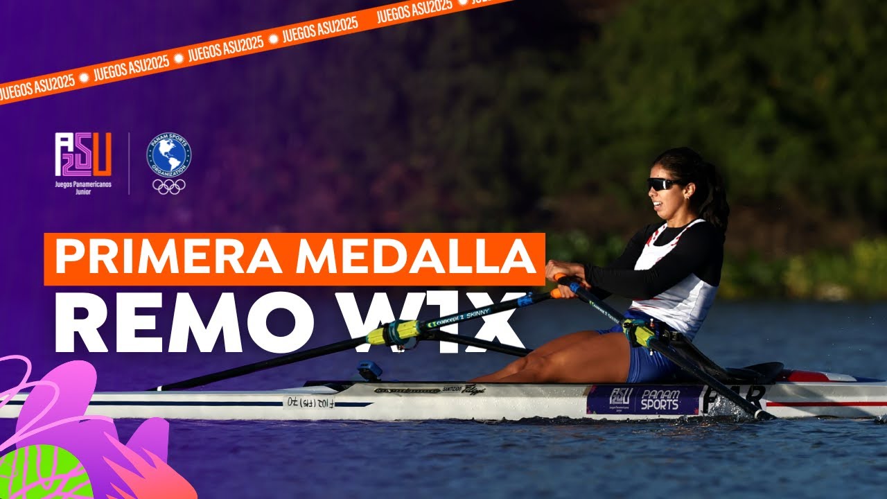 Nicole Martínez, primera medalla en los Juegos Panamericanos Junior- Asunción 2025 - Remo W1X