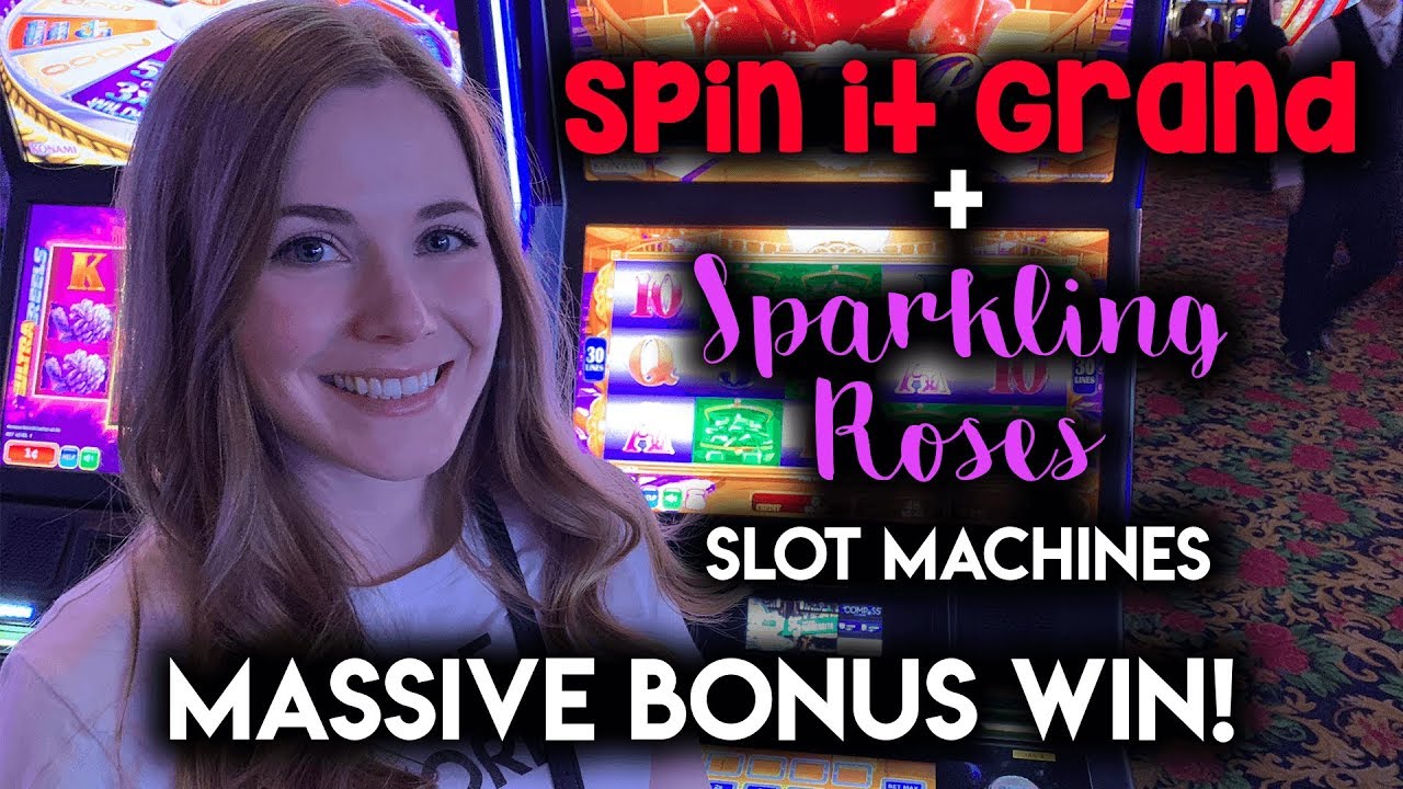 Another MASSIVE WIN! Sparkling Roses Slot Machine! BONUS!!
