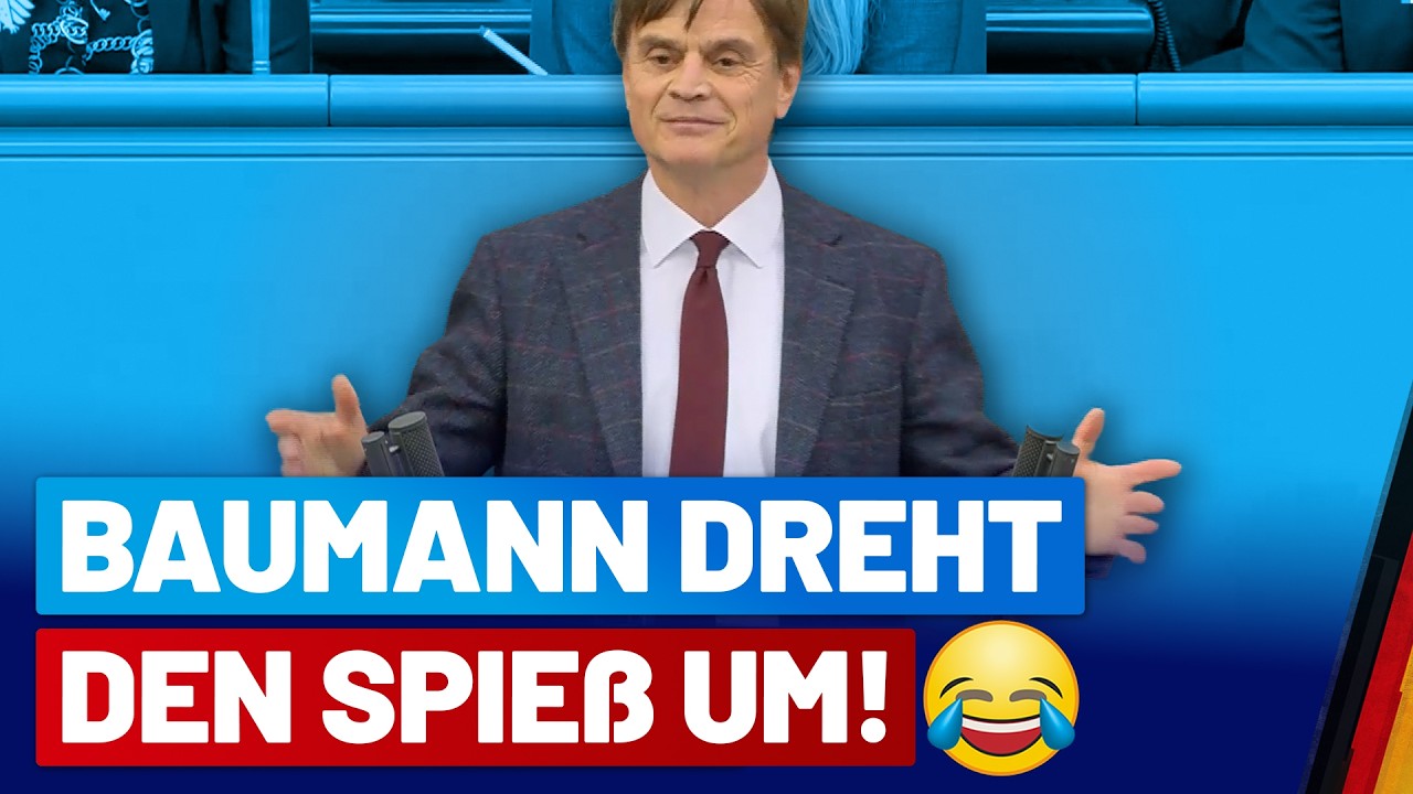 Altparteien toben: Bernd Baumann dreht den Spieß um! 😂 - AfD-Fraktion im Bundestag