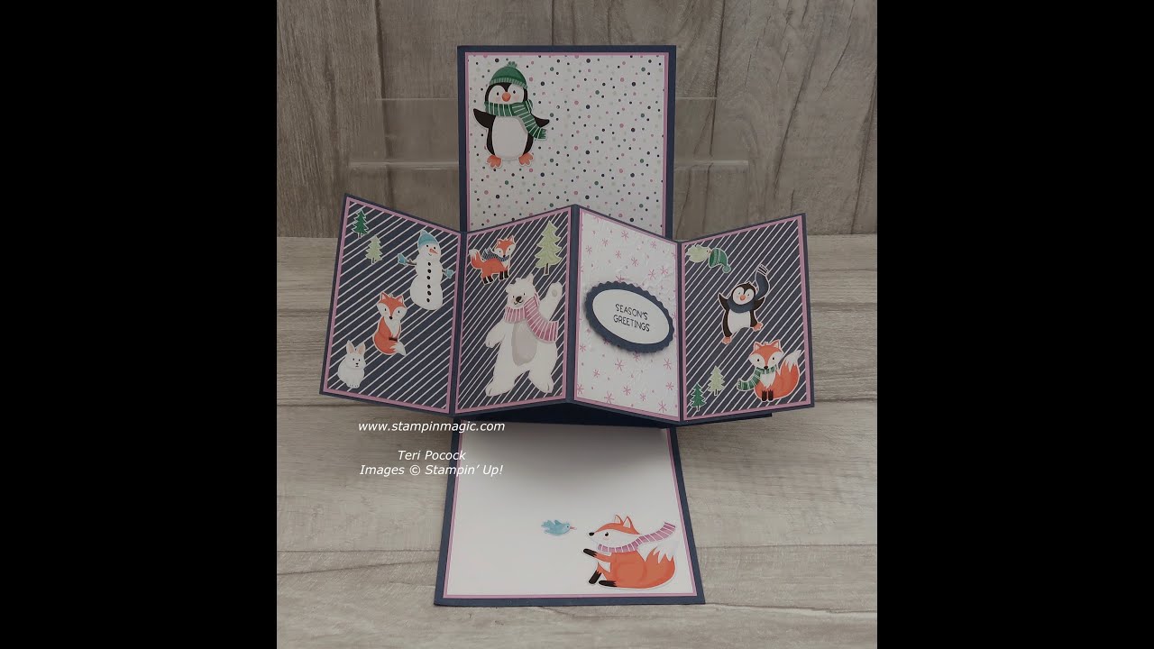 Penguin Place - Pop-Up & Twist Panel Card