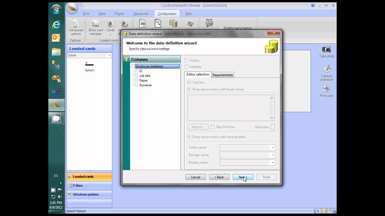 CONNECT TO AN EXCEL FILE WITH CARDEXCHANGE®