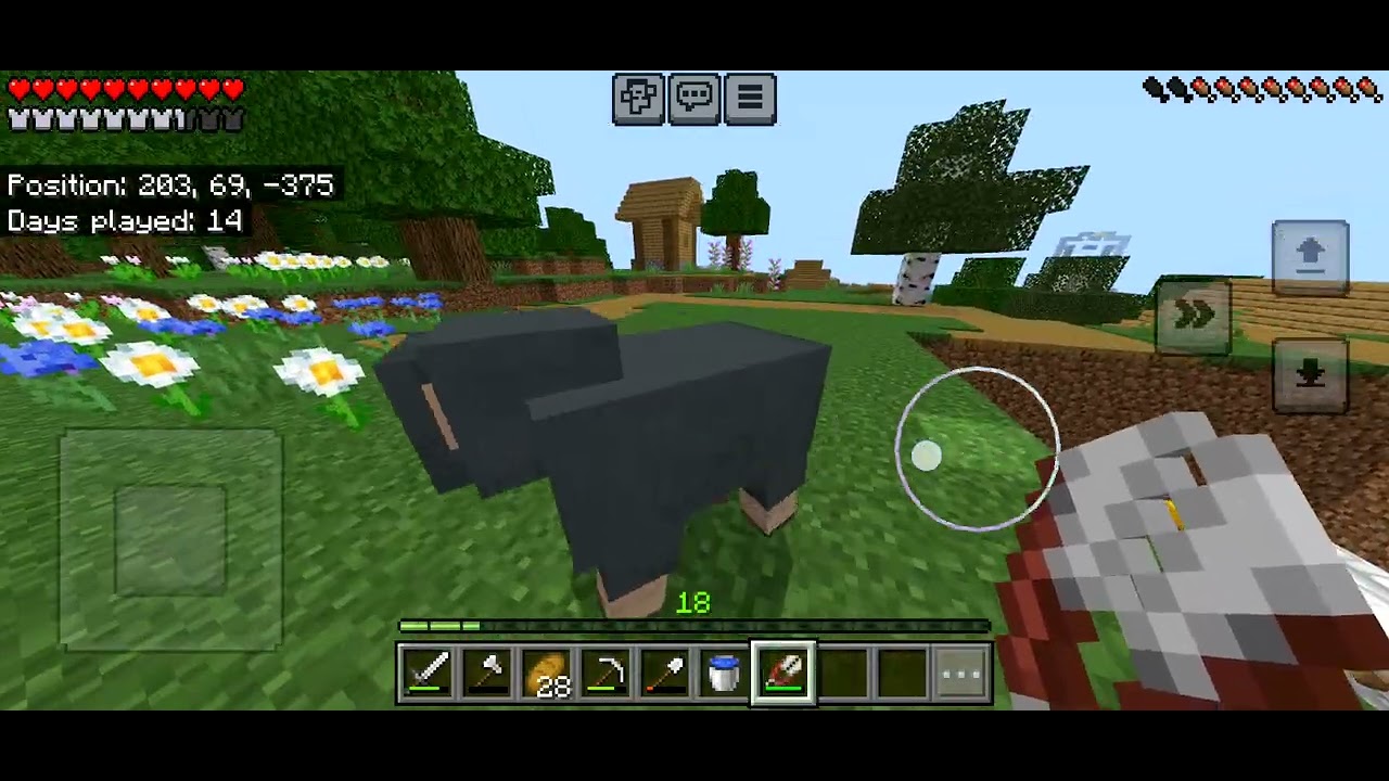 Farming emeralds in my minecraft PE