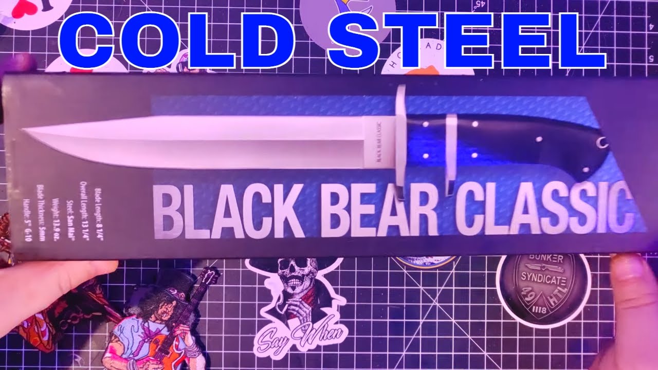 Cold Steel Black Bear Classic Opening & First Look!