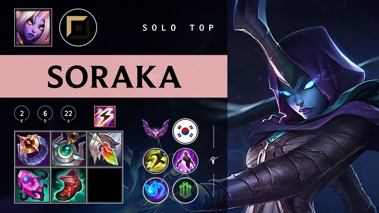 Soraka Top vs Gnar - KR Master Patch 26.03