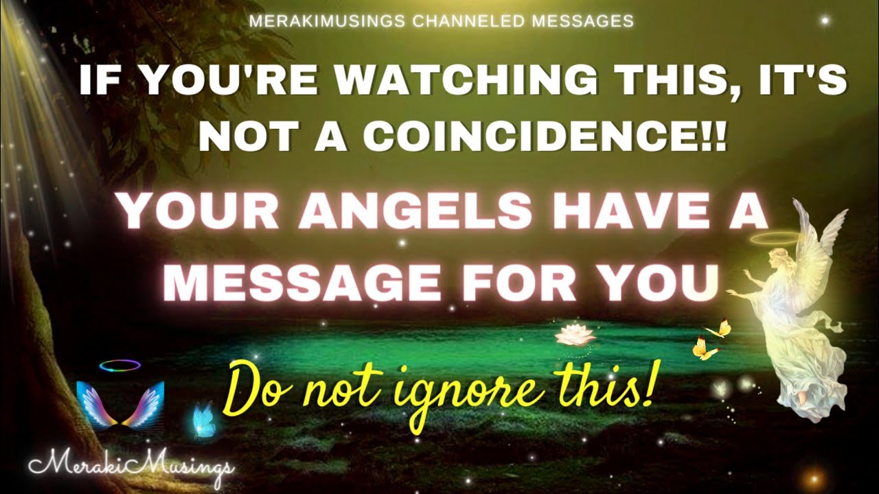 Angel Message for Me & You Today 🦋 Ask, Believe & Receive🤗  It's not a coincidence! God Message 🙏💜