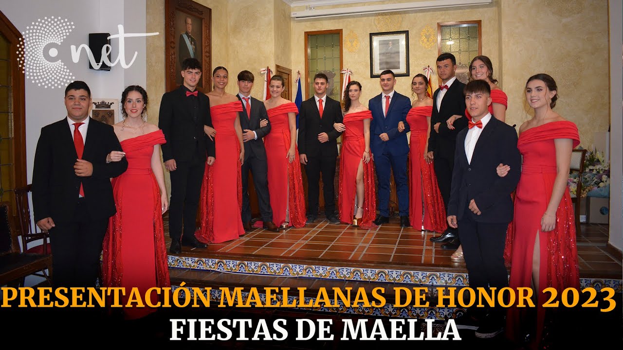 Presentación de las MAELLANAS de HONOR | Fiestas de Maella 2023