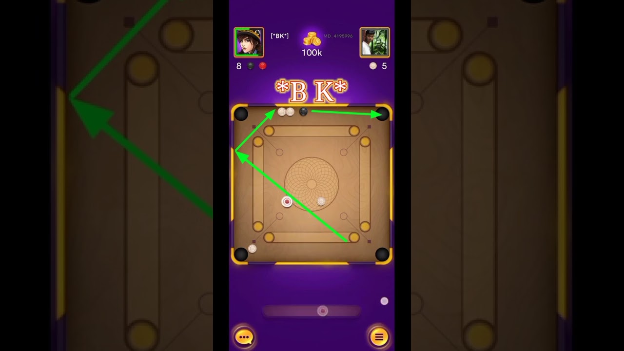 💥 Indirect Shot Carrom Pool Bk 💥