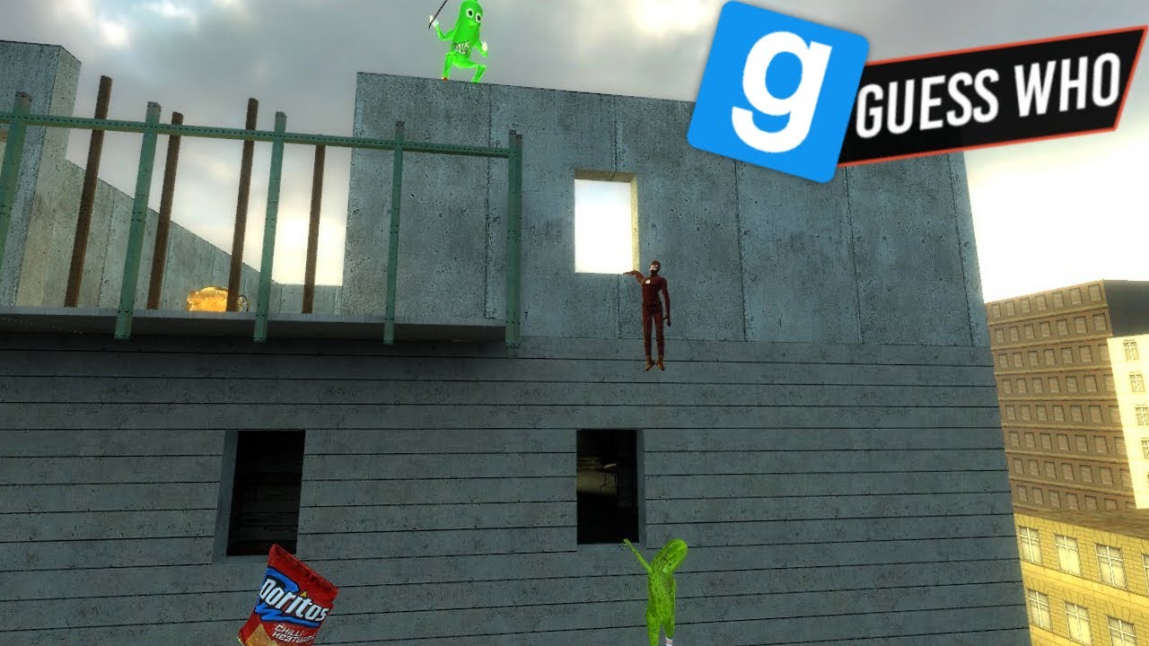 Garry's Mod Guess Who: CAÍDAS & TROLLS en el EDIFICIO MÁS ALTO! (Gmod con Amigos - Funny Moments)