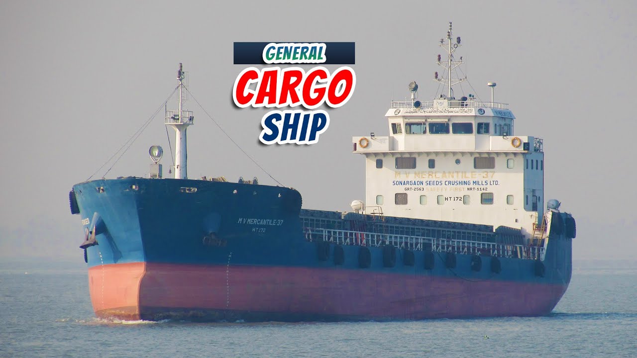 Biggest Coastal Vessel M.V. MERCANTILE 37 In Meghna River | General Cargo Ship | Cargo Vessel | SSCM