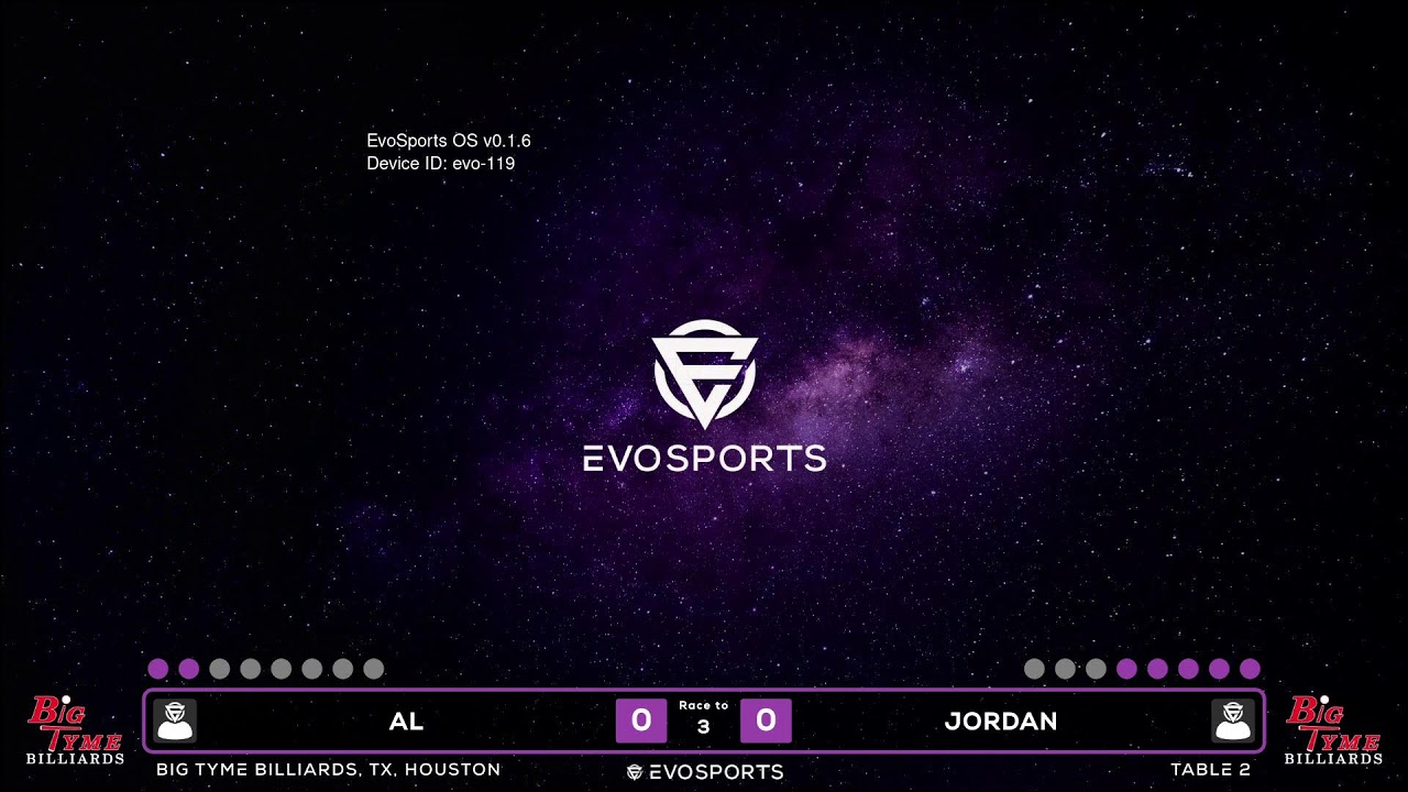 AL vs JORDAN  - BIG TYME BILLIARDS - TABLE 2 | EvoSports
