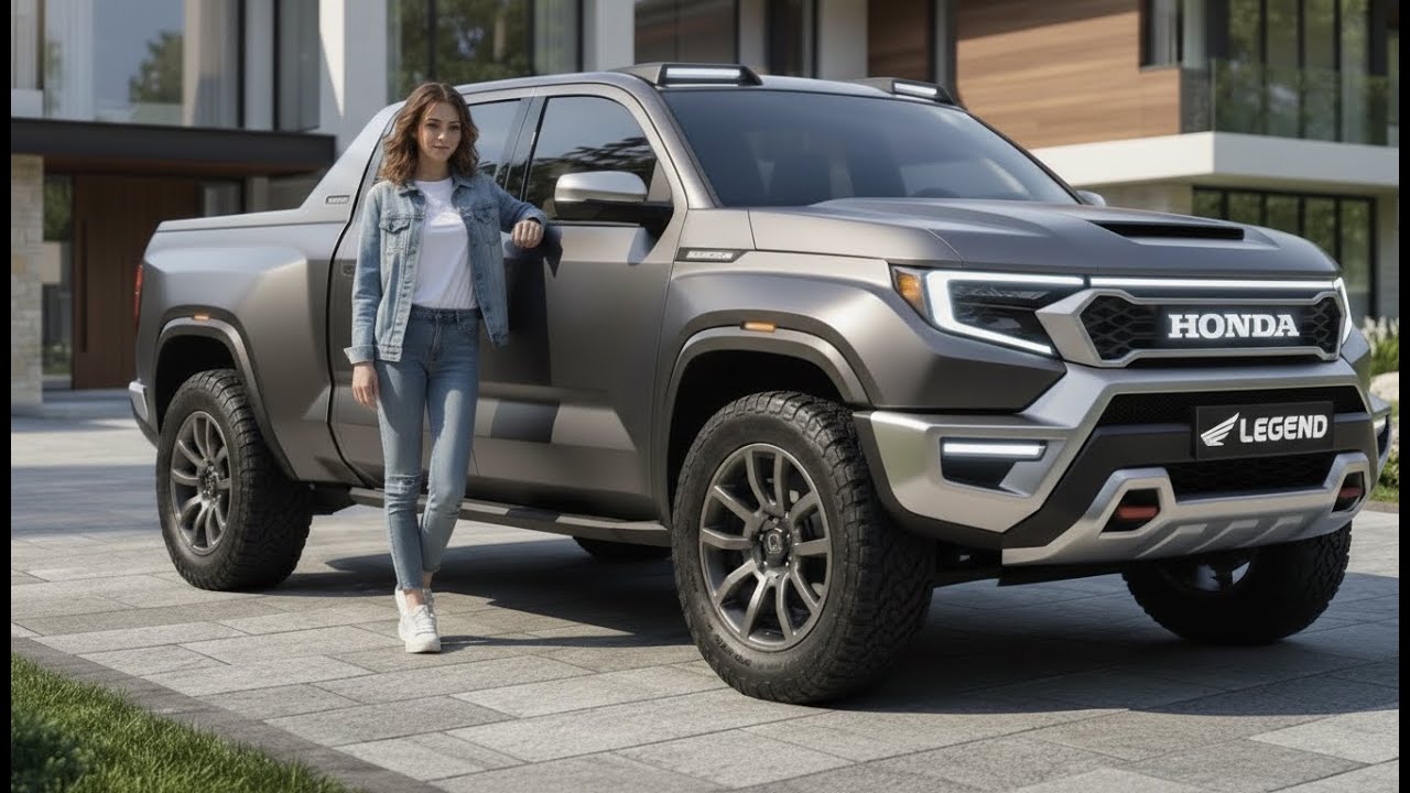 Honda Legend Pickup Truck 2026 Full Review | Power, Luxury Features & Ford Raptor Killer?
