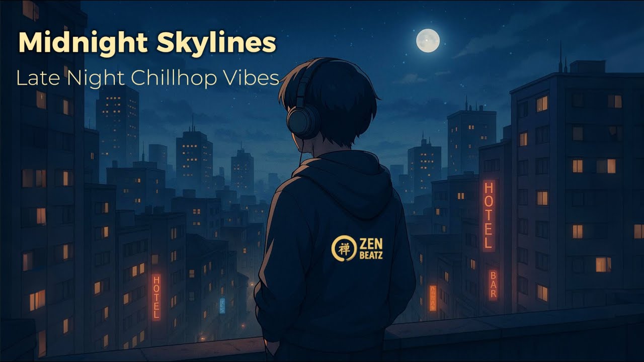 Midnight Skylines 🌃 · Chillhop Mix for Late Night Focus & City Dreams