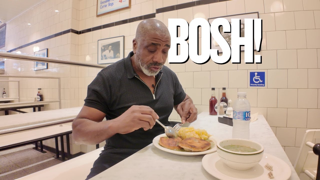 London’s CLASSIC Comfort Food – G. Kelly’s Pie & Mash Taste Test!