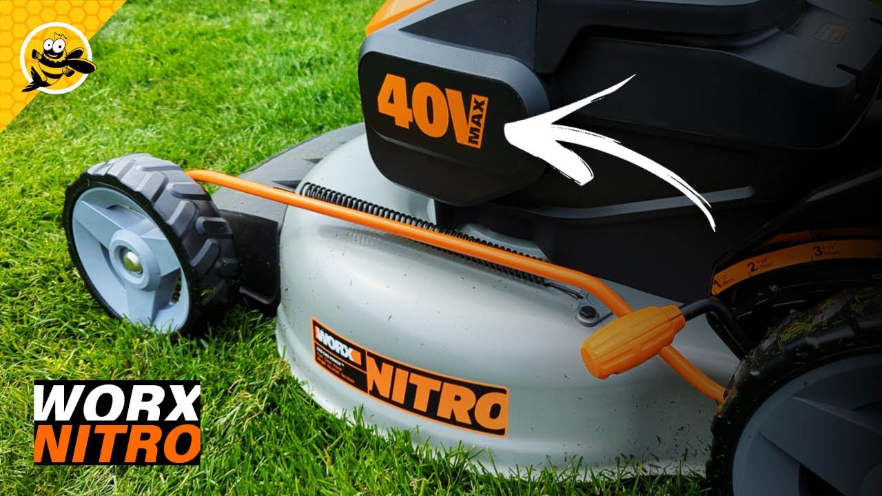 Газонокосилка WORX Nitro 40V — действительно ли она такая же мощная, как бензиновая?