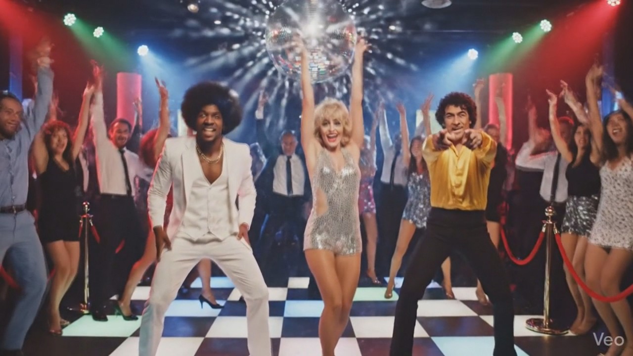 AI Energetic Disco Video  - Night Ignites