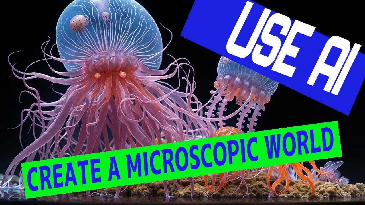 AI Animation video using GenMo and Decohere to create a microscopic world (HD).