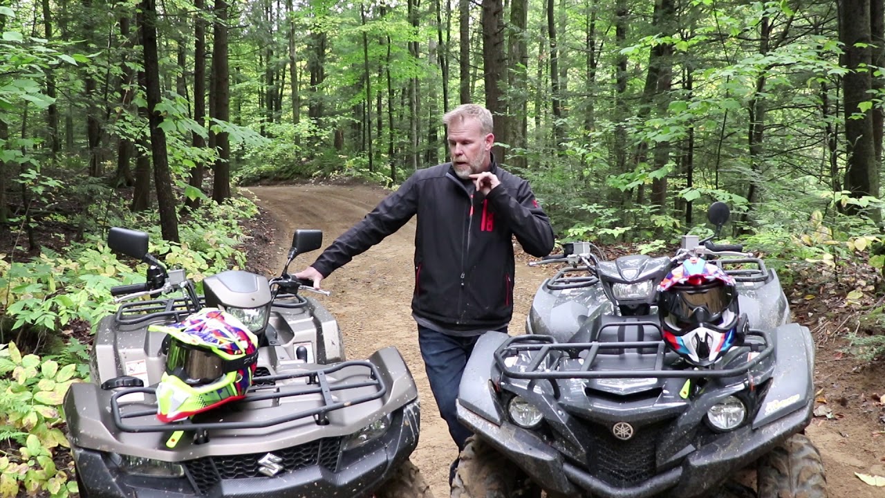 Yamaha VS Suzuki 700 cc class atv shootout