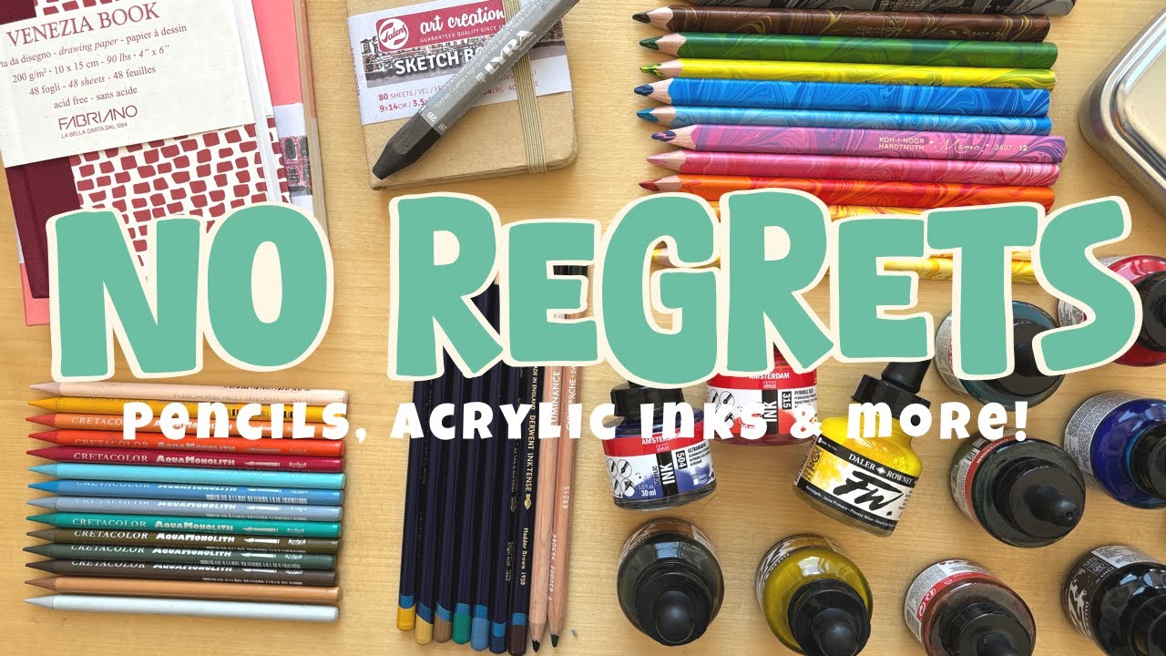 Failed my low-buy year: Art Supply Haul