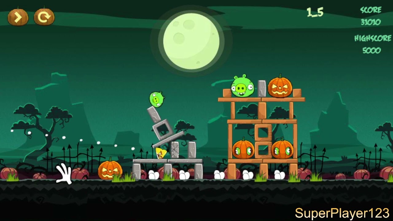 Angry Birds Halloween HD (Flash Game)