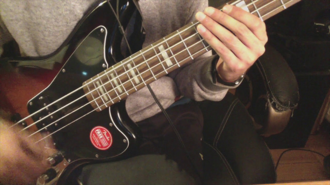¿Cómo funciona un Jaguar Bass? (Squier)