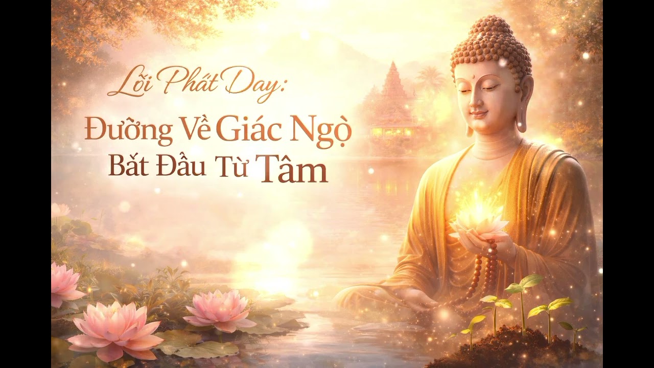 Lời Phật dạy đường về giác ngộ bắt đầu từ tâm 