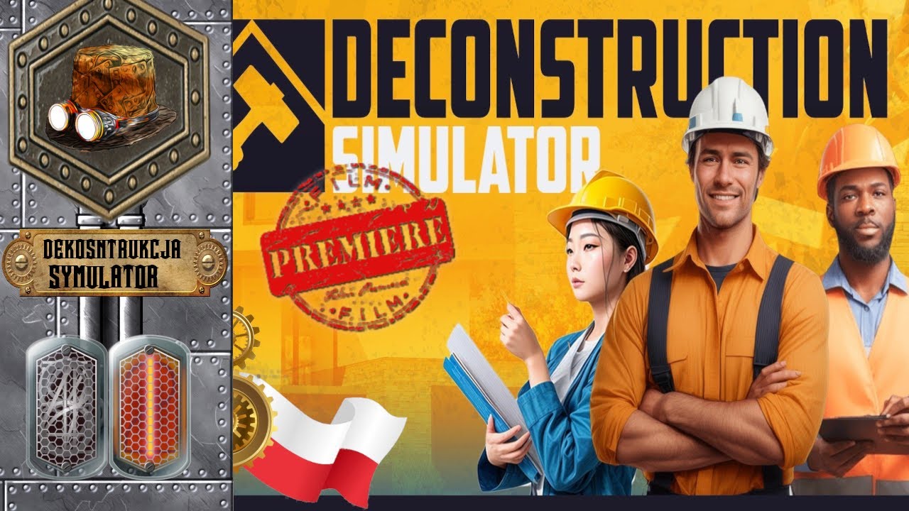 Sprytne Demontowanie Efektywne Demolowanie #Premiera #Deconstruction Simulator PL #1 Gameplay 2K PL