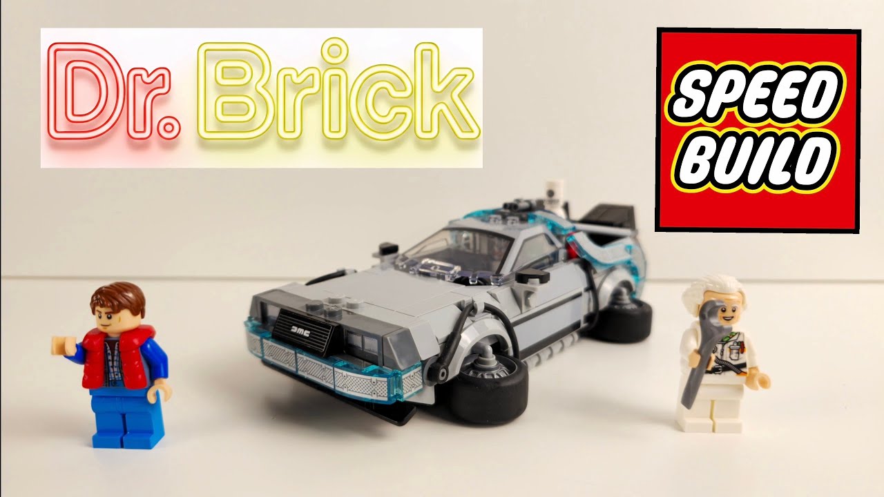 LEGO Speed Champions 77256 Back to the Future DeLorean - SPEED BUILD