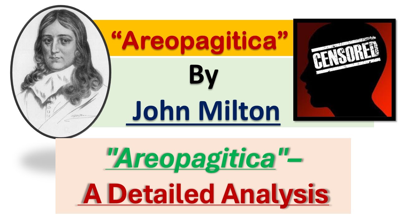 Areopagitica by John Milton@Friendly Professor #uptgtenglishliterature #ugcnet #englishliterature