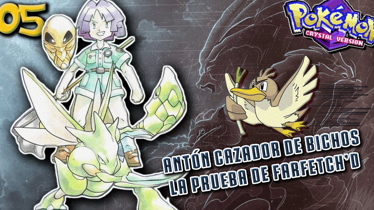 Gameplay COMPLETO Pokémon Cristal #5. Antón, el cazador de bichos y la prueba de Farfetch'd