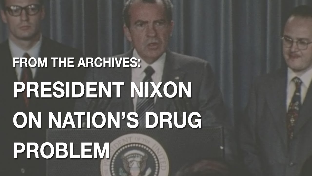 President Nixon Declares Drug Abuse 