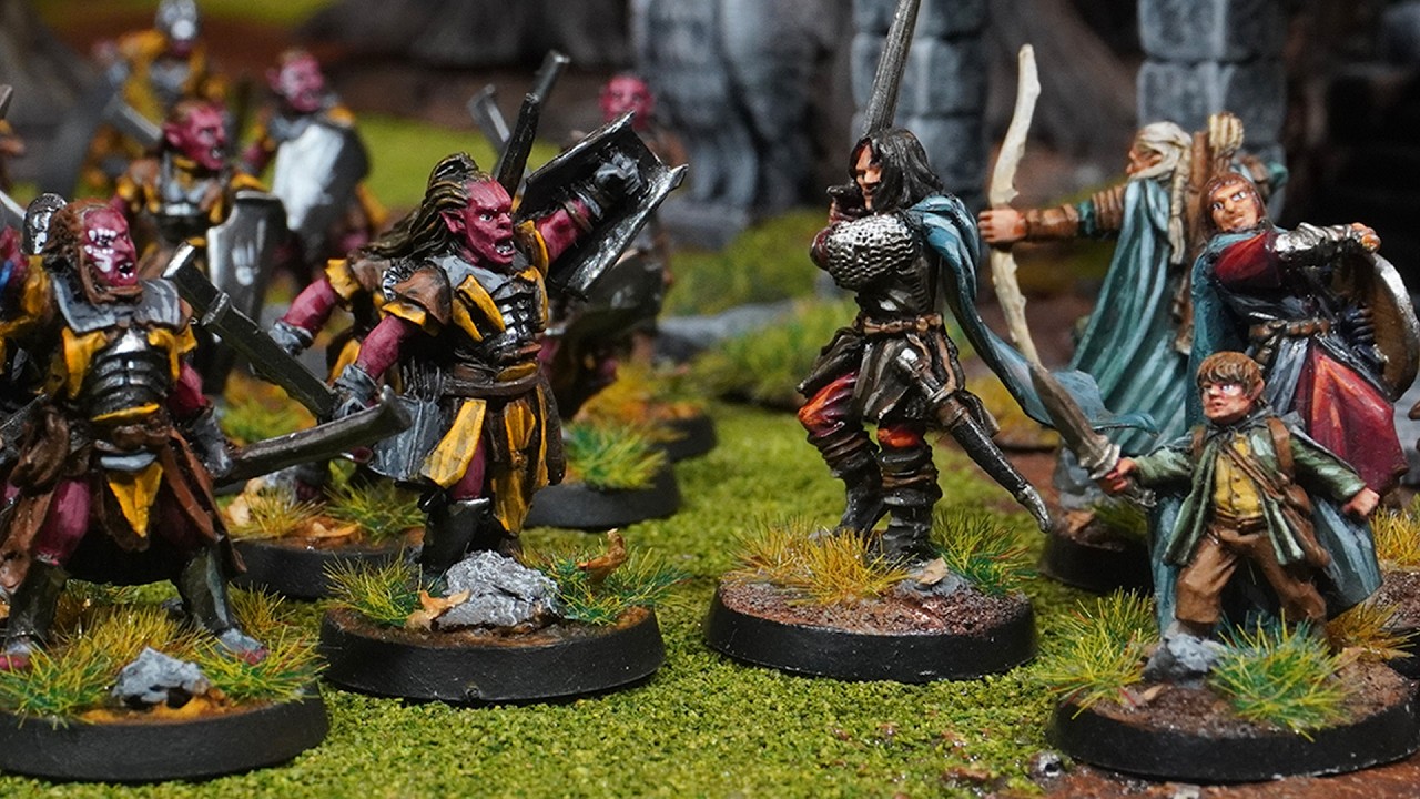 Uruk Hai Vs Fellowship! NEW EDITION Battle Report