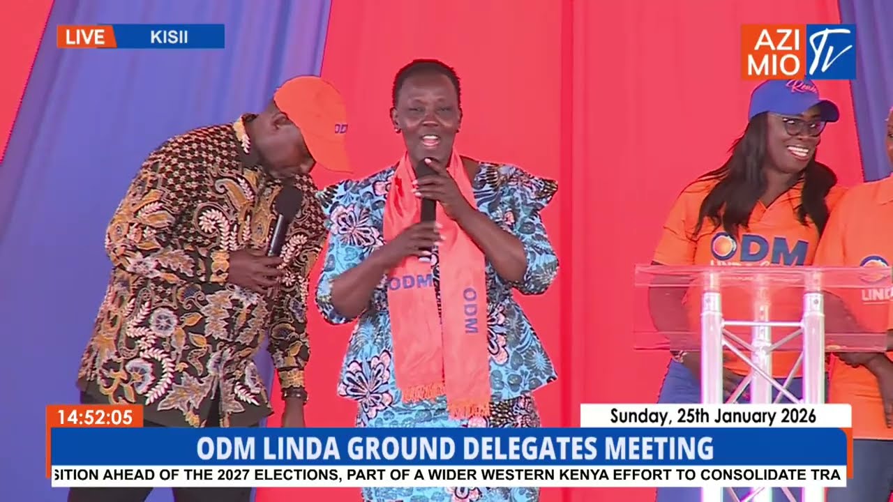 MOVING: Mama Ida Close ally Senator Beatrice POWERFUL Message at the ODM Kisii Linda Ground Rally