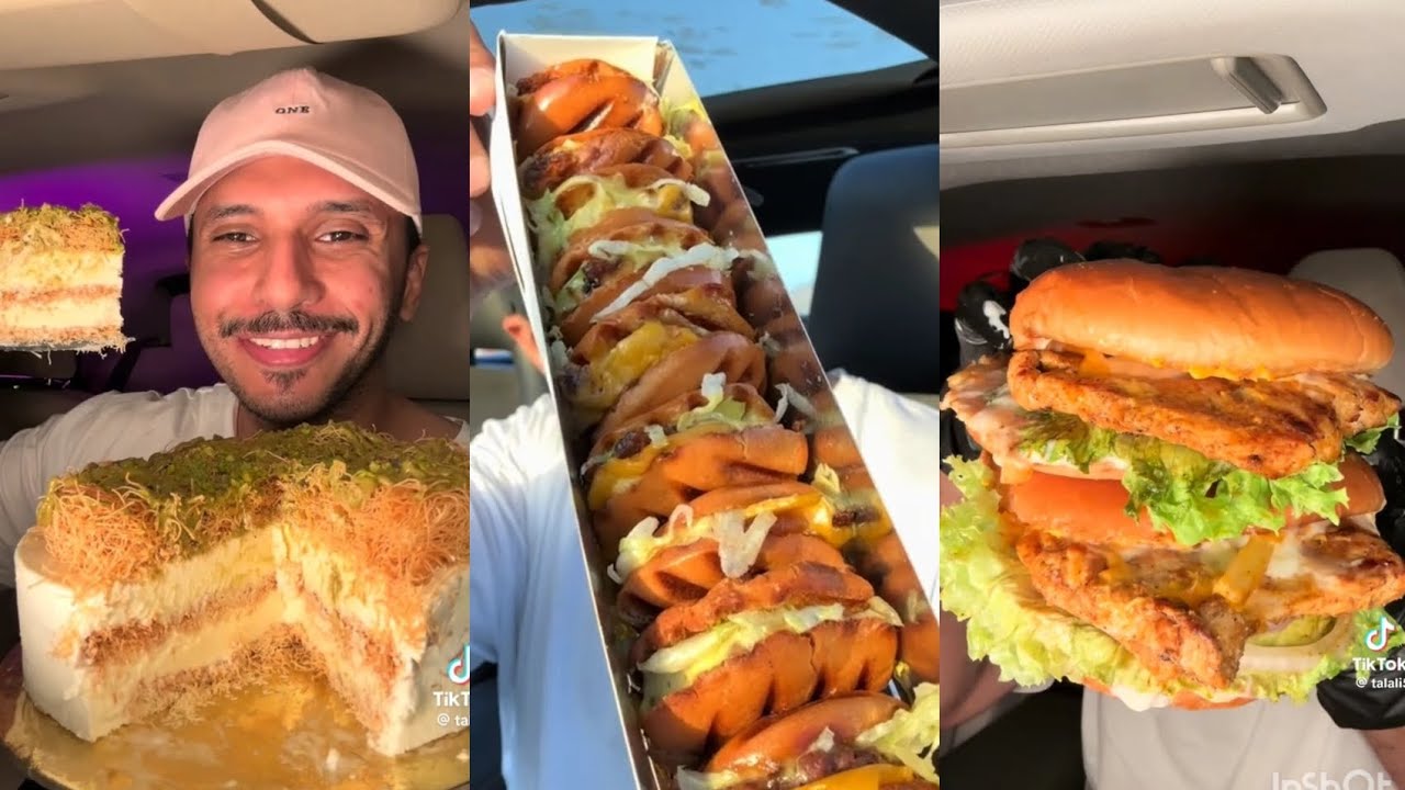 Talali5 TIKTOK MUKBANG COMPILATION BURGERS DUBAI CHOCOLATE BAR CAKE NOODLES WRAPS KEBAB BURGER