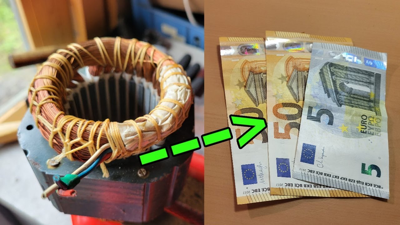 Scrapping electric motors for copper ! How much did we make ?