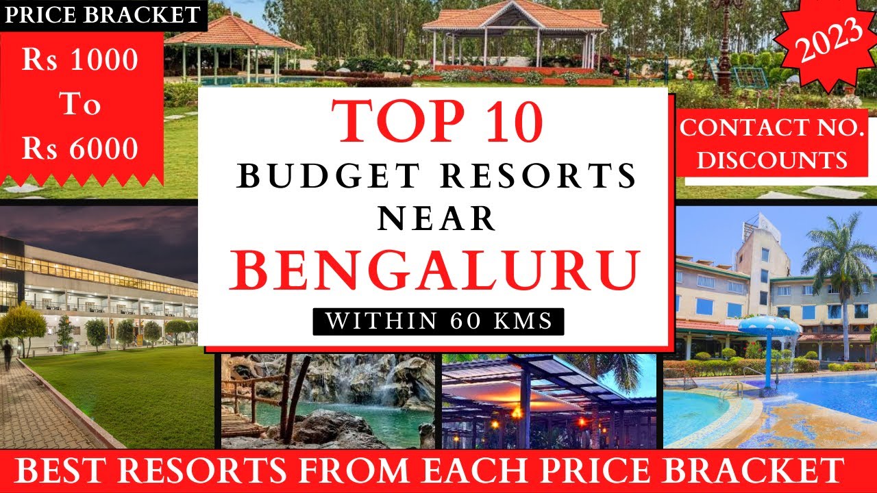 TOP 10 Budget Resorts Near BANGALORE 2023 | Rs 1000 To 6000 | Weekend Getaways