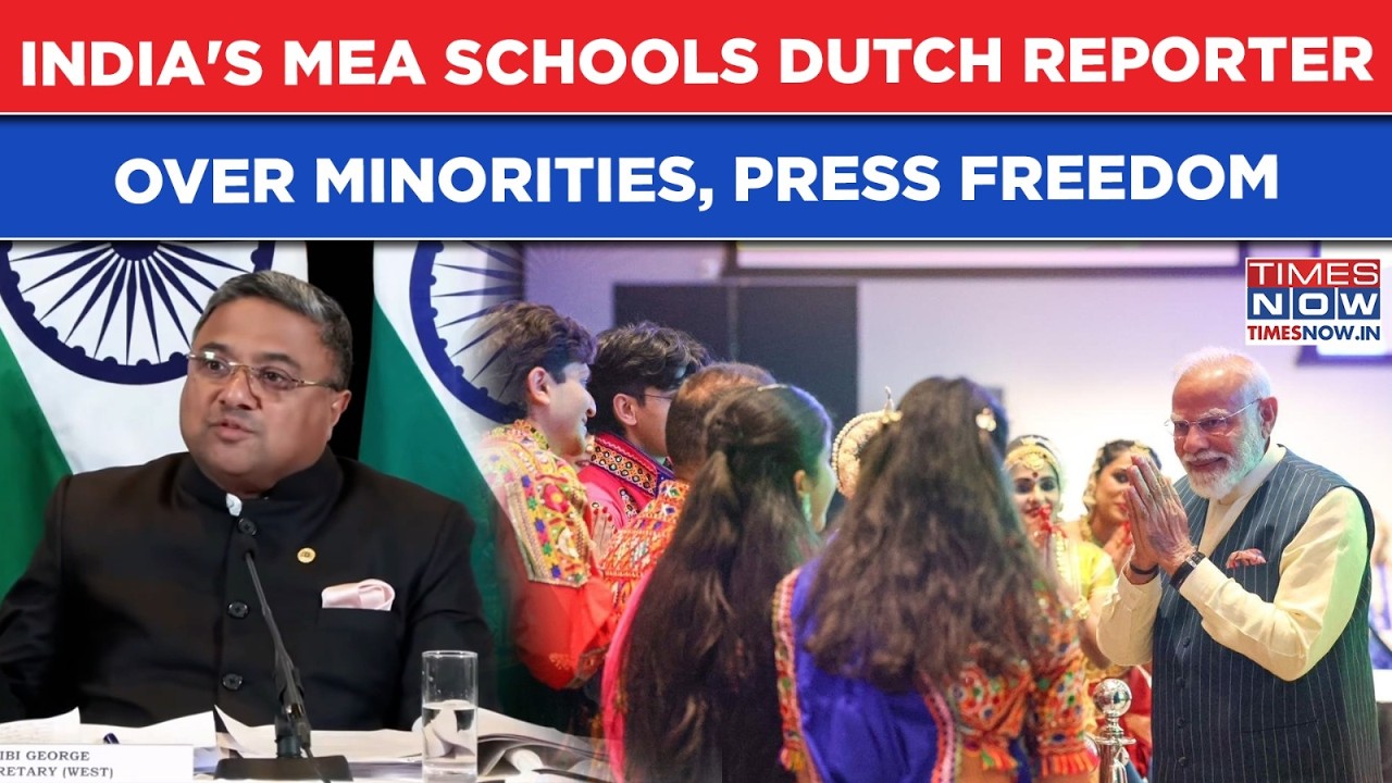 Indian Diplomat Schools Dutch Reporter Over Minorities, Press Freedom Amid Modi's Netherlands Visit