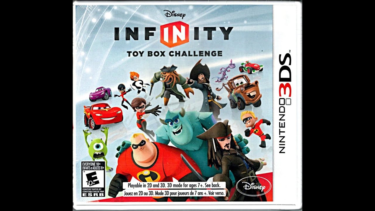 disney infinity toy box challenge 3ds part 1 walkthrough / commentary