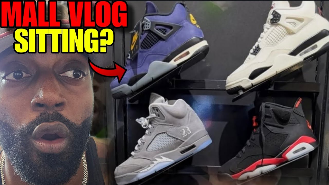 Mall Vlog: The Jordan 4 Lakers Imperial Purple Sitting Like Ducks?