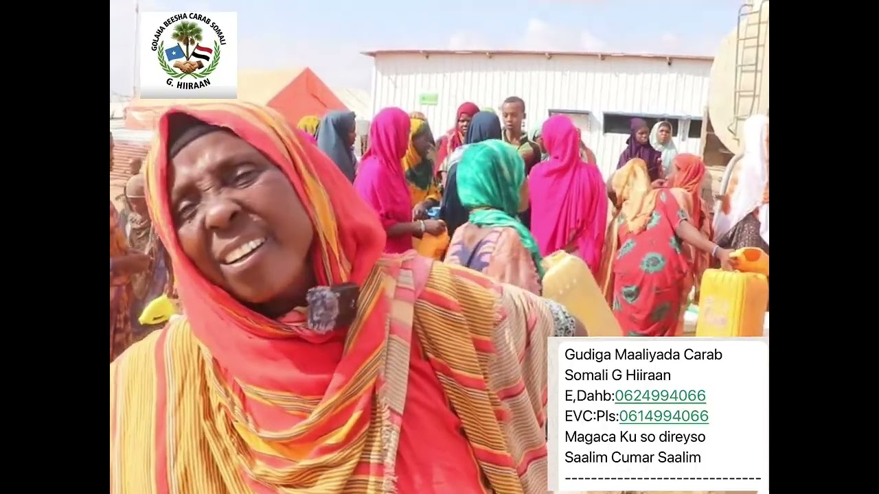 Cabdinaasir Saalax Cali Muxsim oo booyad biyo ah gaarsiyay Barakayaasha Kaam Beledweyne ku yaal