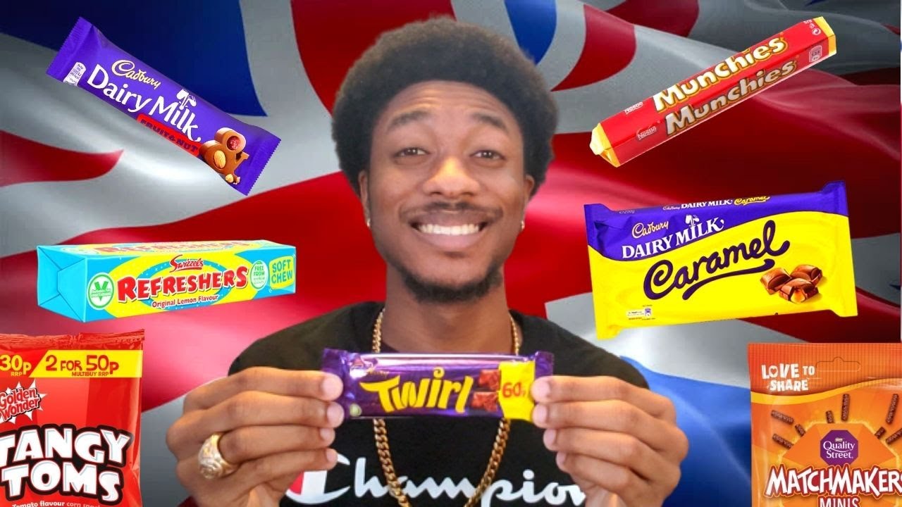 AMERICAN TRIES BRITISH SNACKS & CANDY