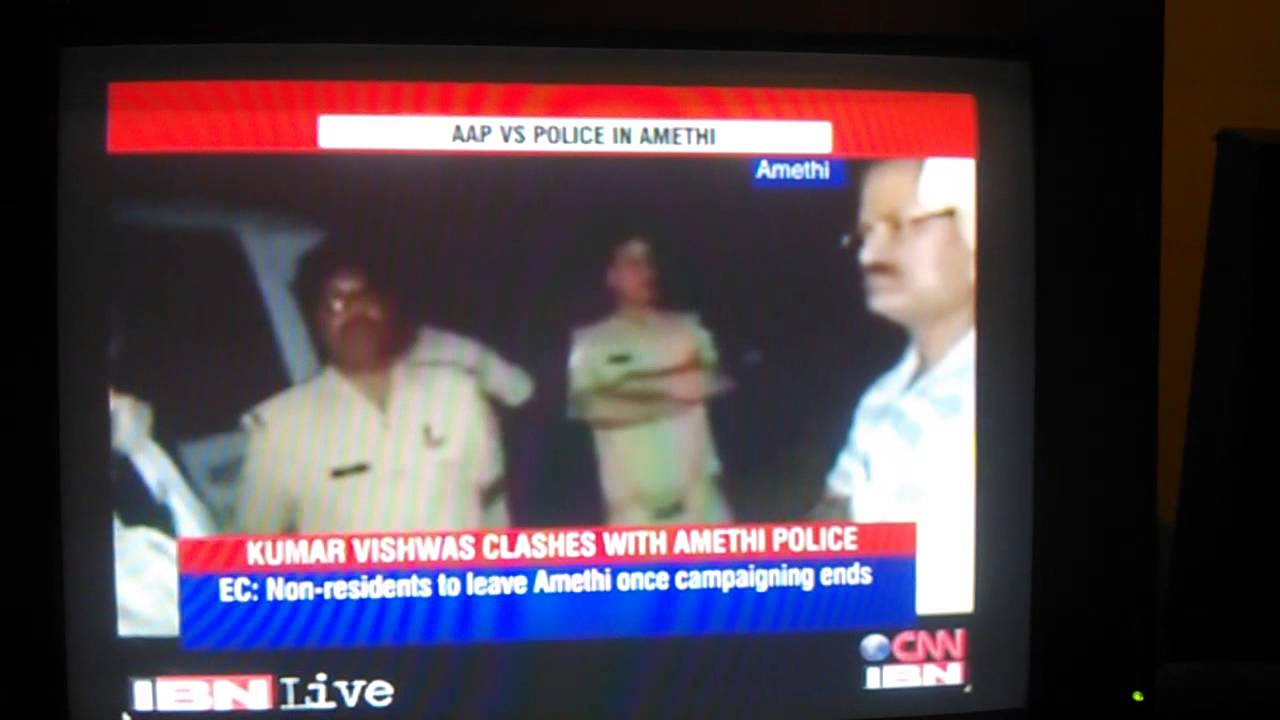 Kumar Vishwas clashes with police in Amethi, claims harassment